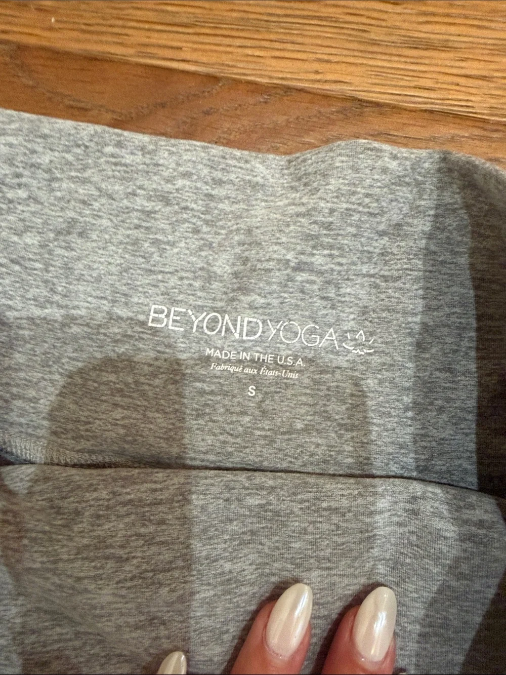 Beyond Yoga Kids Jogger Set in Gray and Black
